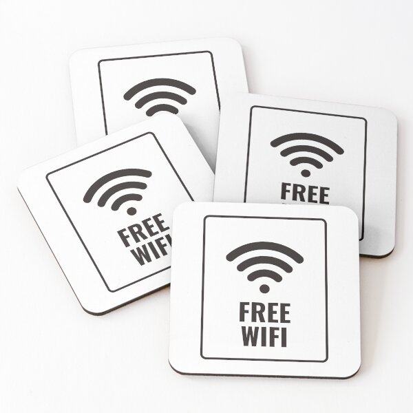 Item preview, FREE WIFI logo high quality designed and sold by DOCTORHOODIE.