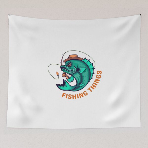 Item preview, FISHING THINGS logo high quality designed and sold by DOCTORHOODIE.