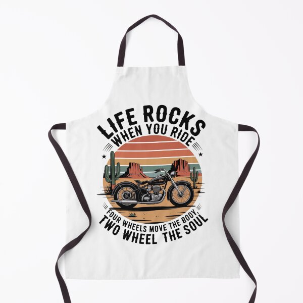 Item preview, Life Rocks When You Ride – Two Wheels Move the Soul designed and sold by SoftStyleStudio ⭐⭐⭐.