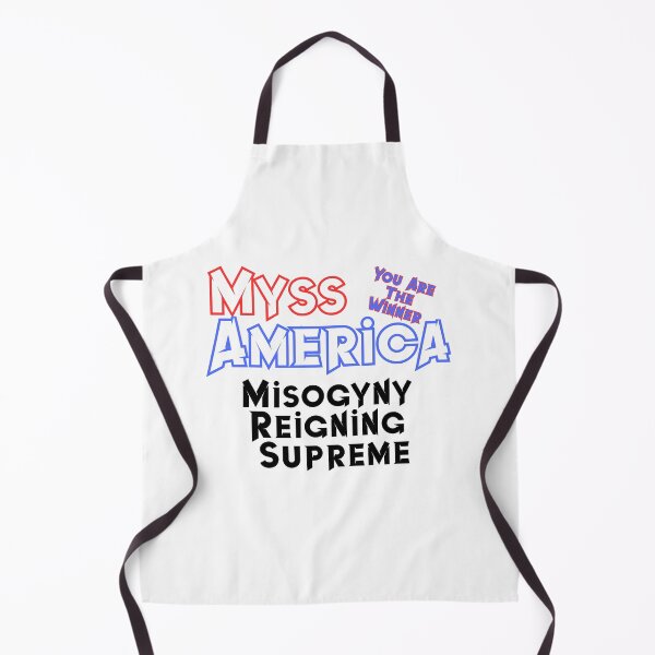 Item preview, misogyny award, miss America, Myss America, designed and sold by LacedInCharm.