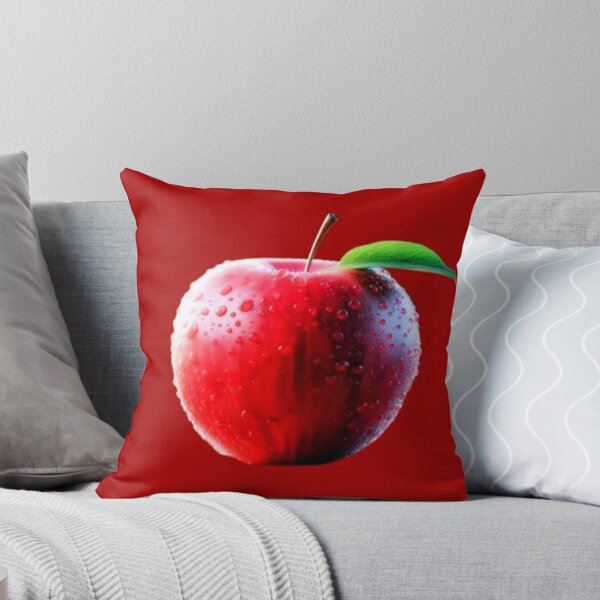Item preview, Crisp Perfection: Dew-Kissed Red Apple on Deep Background designed and sold by daweave77.