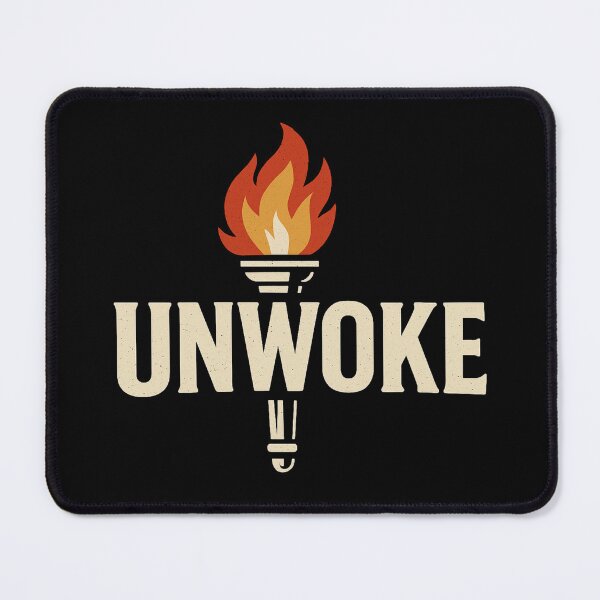 Item preview, Unwoke Liberty Torch - Pro Freedom and Human Rights designed and sold by UNK-Fatigues.