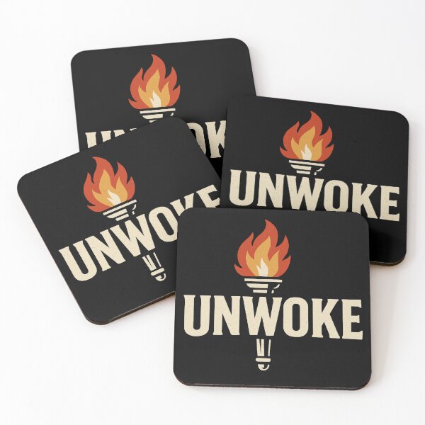 Item preview, Unwoke Liberty Torch - Pro Freedom and Human Rights designed and sold by UNK-Fatigues.