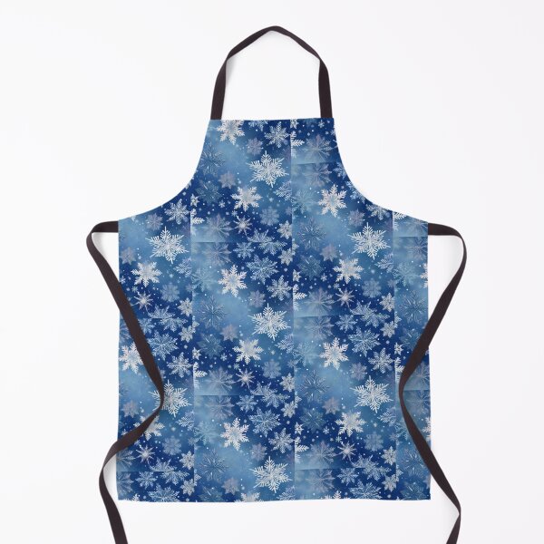 Item preview, Snowflake Sparkle on Winter Blue designed and sold by PEACELOVERSART.