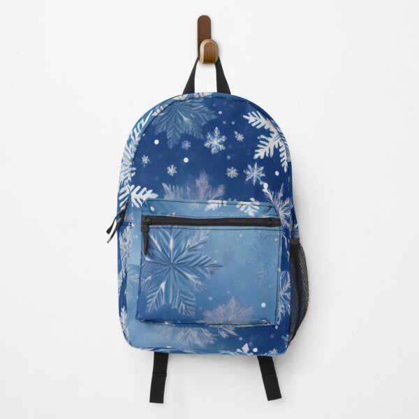 Item preview, Snowflake Sparkle on Winter Blue designed and sold by PEACELOVERSART.