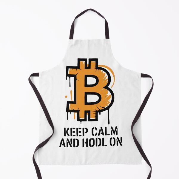 Item preview, Keep Calm HODL Bitcoin - Street Art Crypto designed and sold by cabana.space.