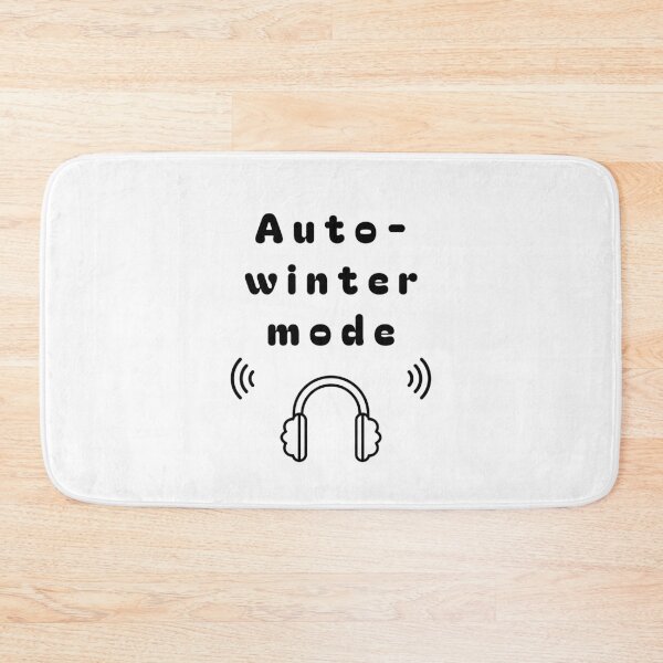 Item preview, auto-winter mode — low battery club, winter edition graphic designed and sold by mintmono-studio.