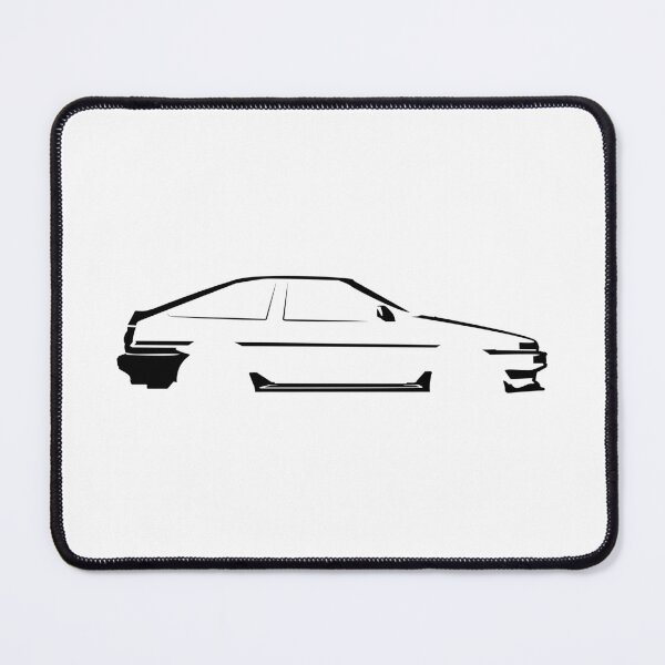 Item preview, AE86 Sprinter Trueno (E80) Minimalist Car Silhouette (Black) designed and sold by FearnCreative.