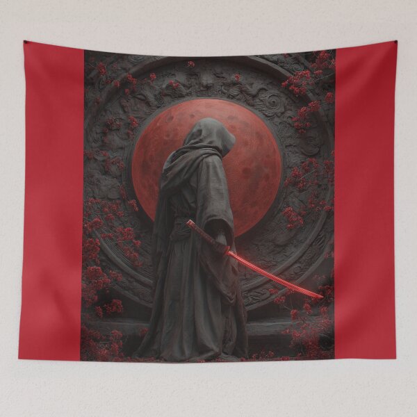 Item preview, Crimson Moon Ronin designed and sold by ArgentoArt.