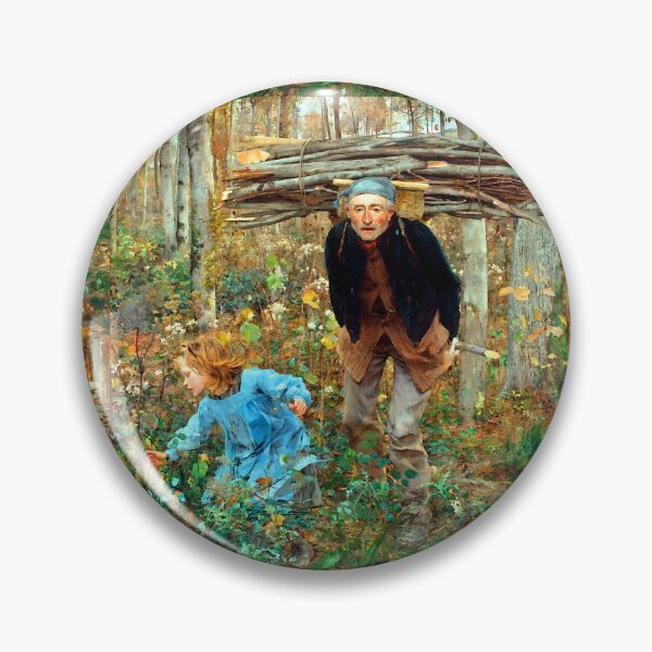 Item preview, The Wood Gatherer - Jules Bastien-Lepage designed and sold by Jon-Baran.