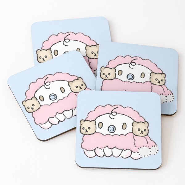 Item preview, Cute baby cinnamon roll with pom-poms designed and sold by loveiscosmic.