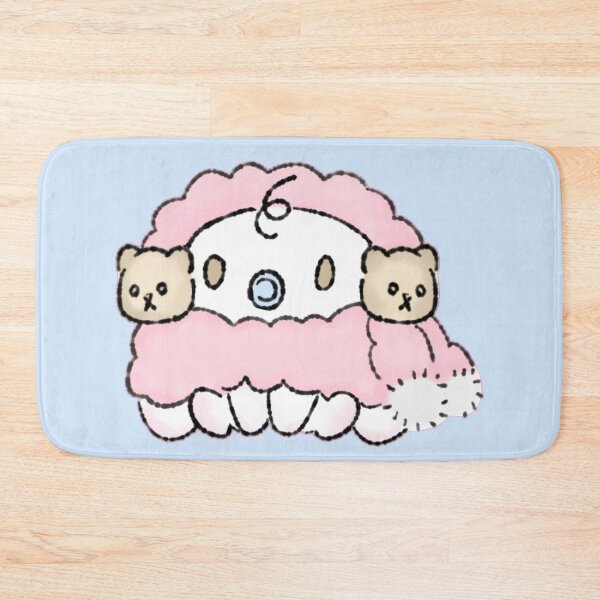 Item preview, Cute baby cinnamon roll with pom-poms designed and sold by loveiscosmic.