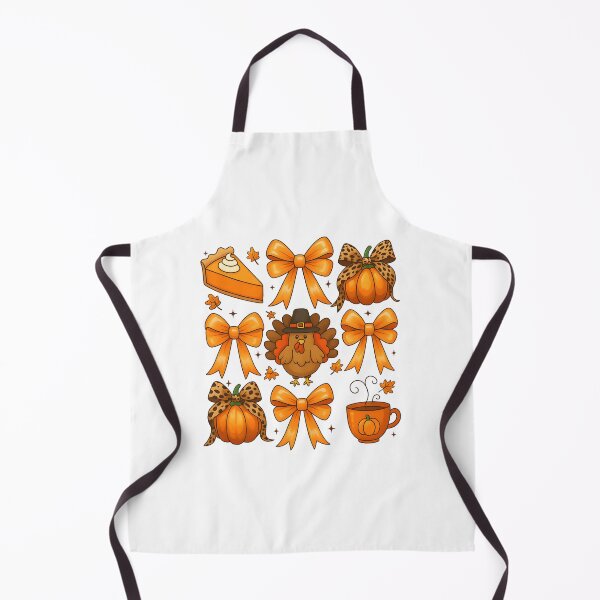Item preview, Cute Coquette Bows Turkey Pumpkin Pie designed and sold by stephenflashart.
