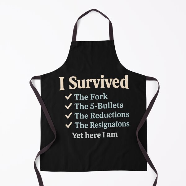Item preview, I Survived Fork Five Bullets Reductions Resignations Tee | Government Employee Shirt | Federal Worker Morale Gift designed and sold by Printessive Designs.
