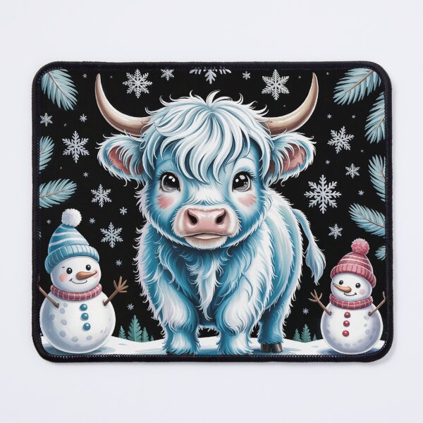 Item preview, Winter Highland Cow Magic designed and sold by SoftStyleStudio ⭐⭐⭐.