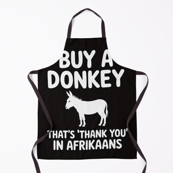 Item preview, Buy A Donkey South African Afrikaans designed and sold by MelSurf.