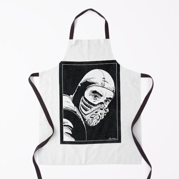 Item preview, SUB-ZERO - Mortal Kombat (Black and White) designed and sold by FamousWeirdosRB.