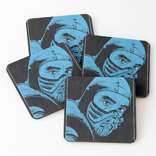 Item preview, SUB-ZERO - Mortal Kombat (Monochrome) designed and sold by FamousWeirdosRB.