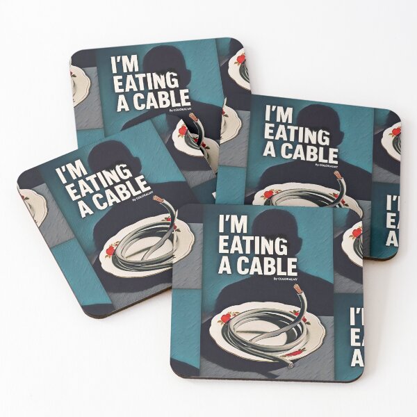 Item preview, I’m Eating a Cable — By Coloralmy designed and sold by Coloralmy.