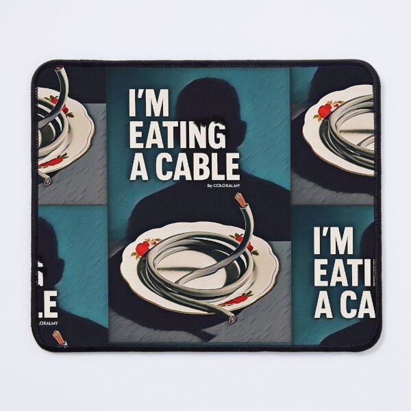 Item preview, I’m Eating a Cable — By Coloralmy designed and sold by Coloralmy.