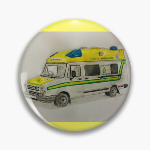 Item preview, Old Ambulance designed and sold by Truck drawing art.