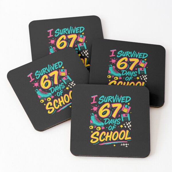 Item preview, I Survived 67 Days Of School Funny Six Seven Meme Student designed and sold by facegm.