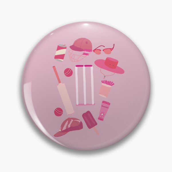 Item preview, Day At The Aussie Cricket Pink Test version single print designed and sold by Lozzie Eliza Designs.