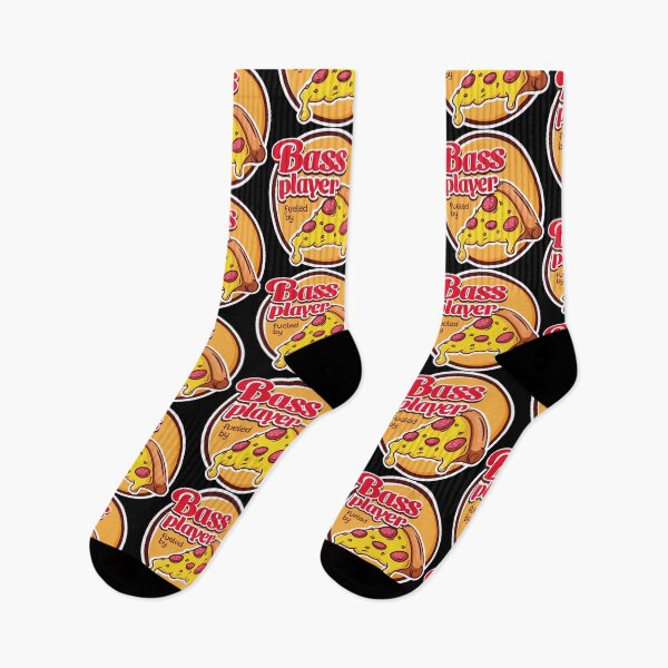 Item preview, Bass Player Fueled by Pizza designed and sold by MaryAller.