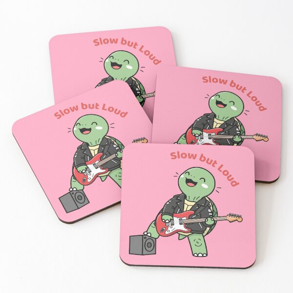 Item preview, Kawaii turtle guitarist designed and sold by MoodimalsWorld.