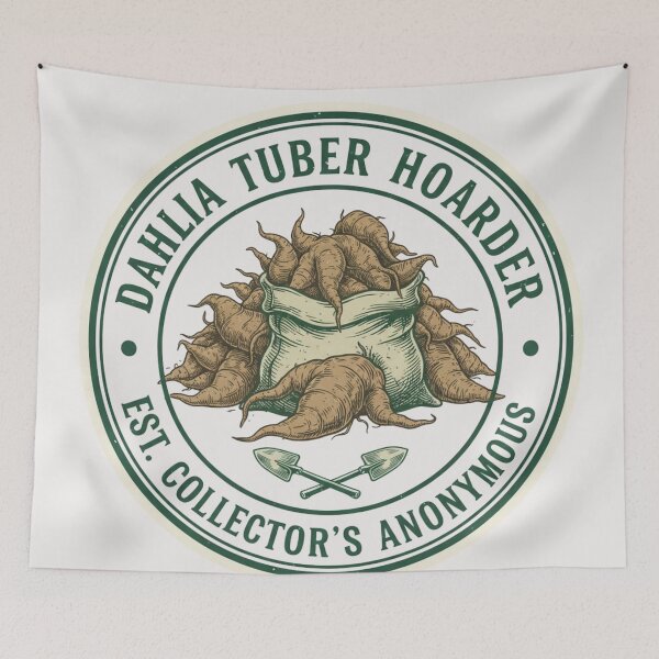 Item preview, Dahlia Tuber Hoarder designed and sold by FitEnvy.