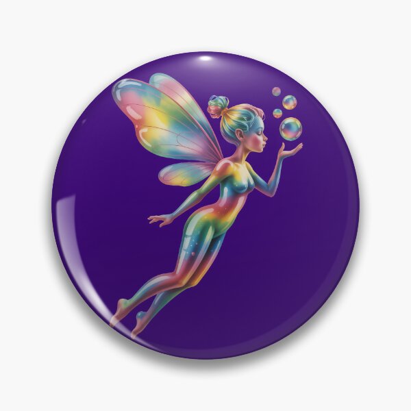 Item preview, Beautiful Rainbow Fairy: Ethereal Fantasy Art with Butterfly Wings designed and sold by RudArtAI.