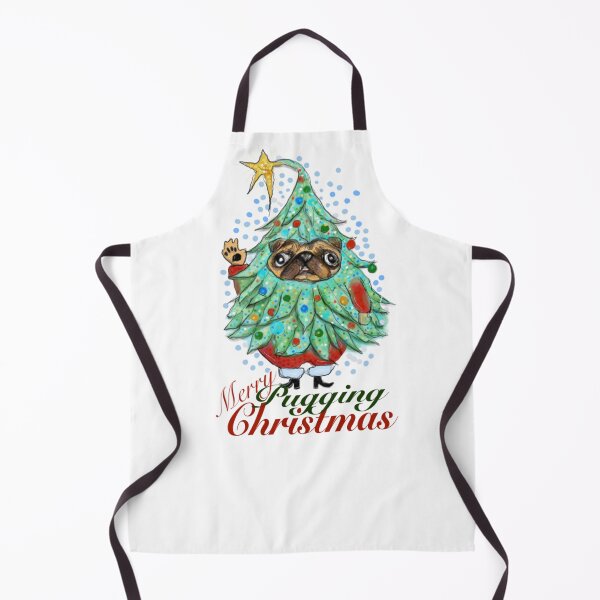 Artikelvorschau, Fröhliche Mops-Weihnachten entworfen und verkauft von CrookedbyMS.
