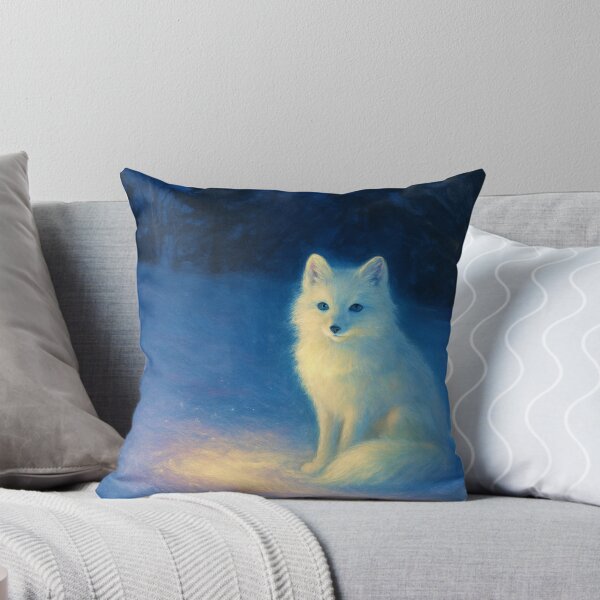 Item preview, Glowing Snow Fox Art designed and sold by HoneyBreezeCo.