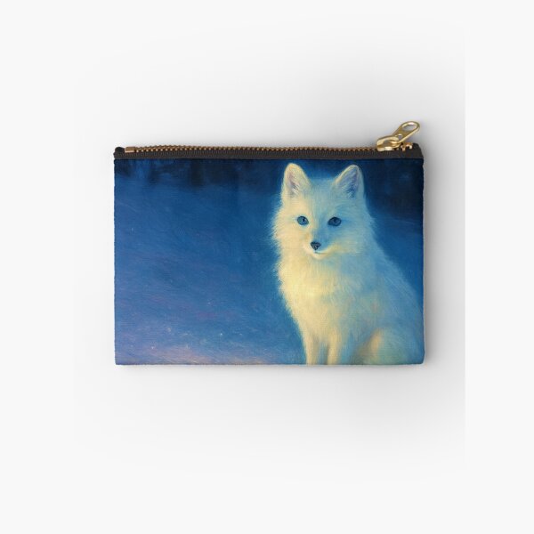 Item preview, Glowing Snow Fox Art designed and sold by HoneyBreezeCo.