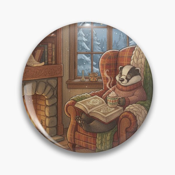 Item preview, Cozy fireplace scene designed and sold by The Cozy Cauldron.