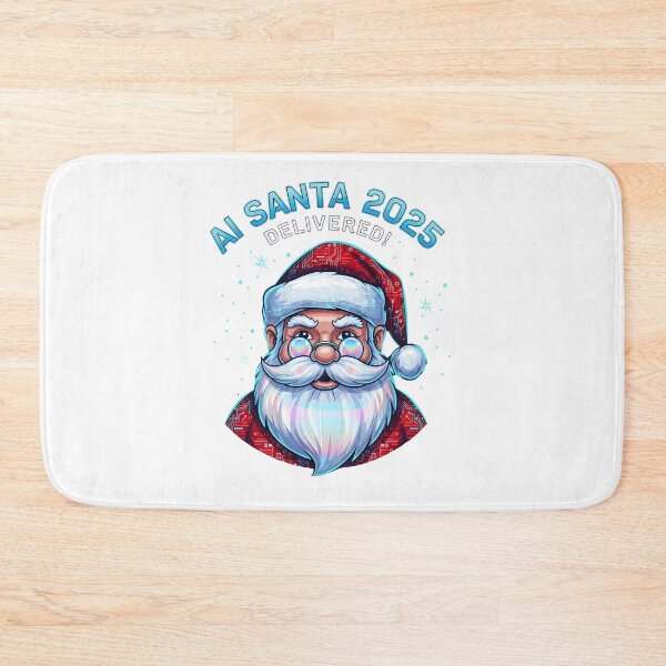 Item preview, AI Santa Christmas 2025 T-Shirt Futuristic Circuit Delivered designed and sold by Dazzle-Sizzle.