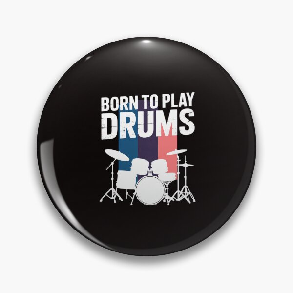 Item preview, Born To Play Drums Drumming Rock Music Band Drummer Gift designed and sold by RatCurry.