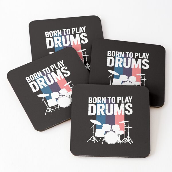 Item preview, Born To Play Drums Drumming Rock Music Band Drummer Gift designed and sold by RatCurry.