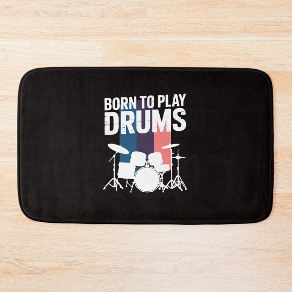 Item preview, Born To Play Drums Drumming Rock Music Band Drummer Gift designed and sold by RatCurry.