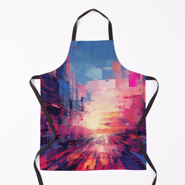 Item preview, Sunset pattern in the city center designed and sold by JeniSeny.