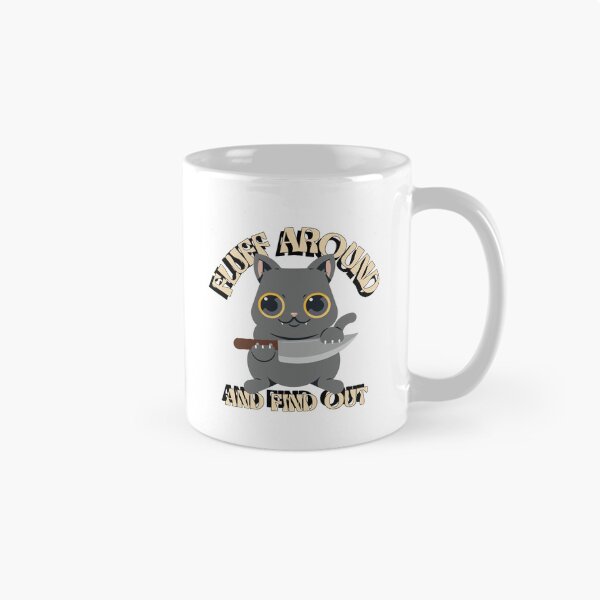 Item preview, Fluff Around and Find Out Cat designed and sold by WolfmanProphecy.