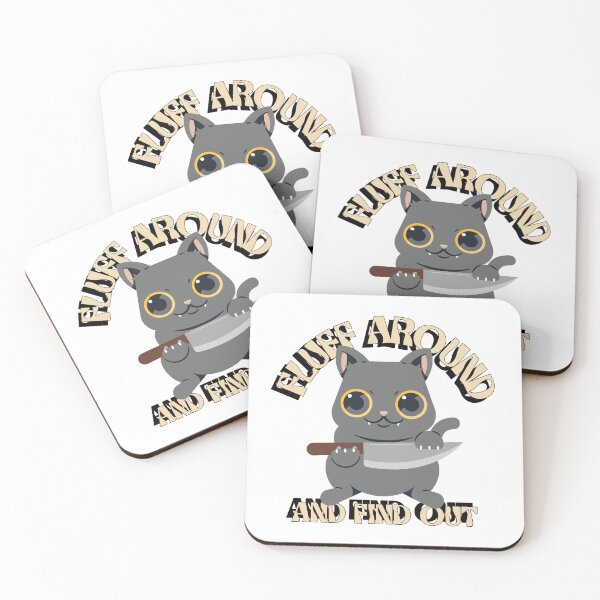 Item preview, Fluff Around and Find Out Cat designed and sold by WolfmanProphecy.