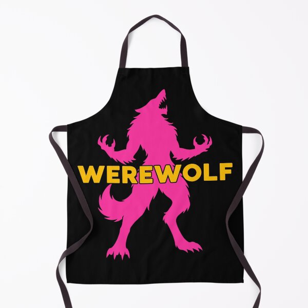 Item preview, Werewolf Wolfman Silhouette Pink and Yellow designed and sold by UNK-Fatigues.