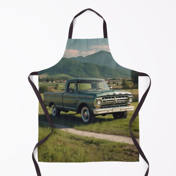 Item preview, Greygreen Journey, Classic 1965 Ford Truck on the Countryside Path designed and sold by BlareBlare.