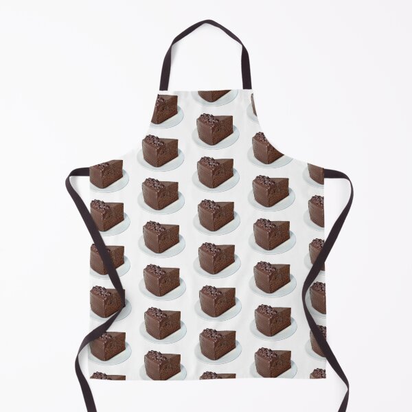 Item preview, Slice of Chocolate Cake on Plate designed and sold by PIXEL POP DESIGNS - Beyond the Norm!.