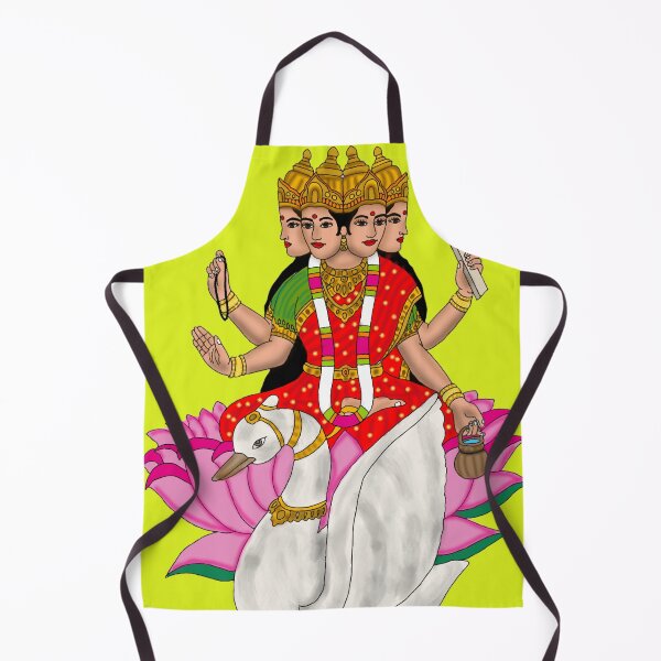 Item preview, Goddess Brahmani – Divine Hindu Mother Goddess Artwork designed and sold by Harshit_Digital_Arts.