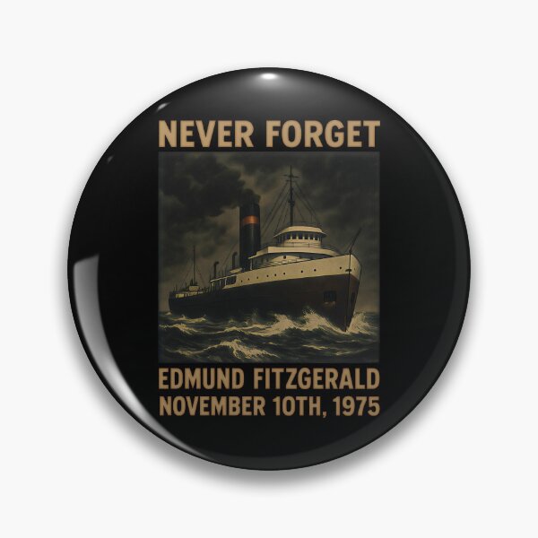 Item preview, Ventage Never Forget  Edmund Fitzgerald designed and sold by gear-posters.