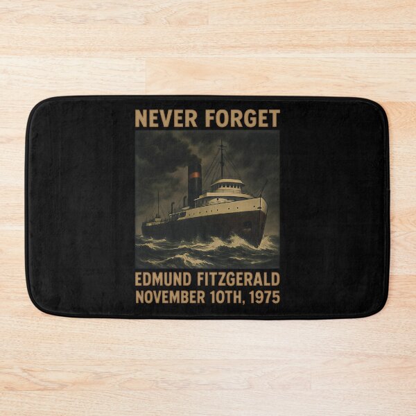 Item preview, Ventage Never Forget  Edmund Fitzgerald designed and sold by gear-posters.