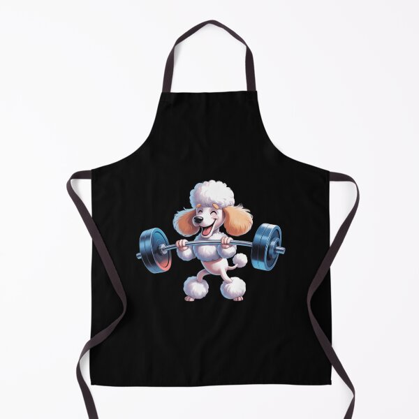 Item preview, Poodle Dog Powerlifting Weightlifting Gym Workout designed and sold by PunkNation-Arts.