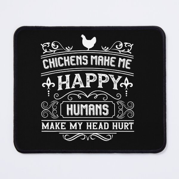 Item preview, Chickens Make Me Happy Funny Farm T-Shirt designed and sold by LashondaGreen89.